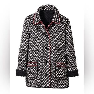 LANDI Fancy Quilted Reversible Jacket Made In Italy